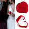 Wedding Red Rose Ring Display Box Velvet Jewelry Box Double Ring Storage Box