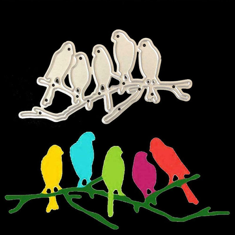 Little Bird Metal Cutting Dies Christmas Flower Leaves Hot Scrapbook