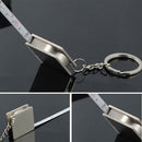 Keyring Measure  Gauging Tool Measuring Tools Tape Measures Retractable Ruler