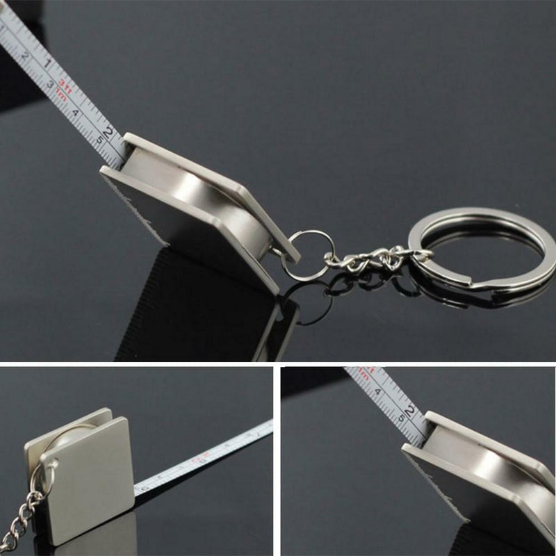 Keyring Measure  Gauging Tool Measuring Tools Tape Measures Retractable Ruler