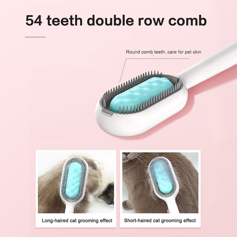 #A Pet Grooming Brush - Removes Loose Undercoat Gently Tool for Dogs Cats Rabbit