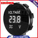 D3 Digital Panel Voltmeter Universal Car UTV ATV Voltage Meter with LED Display