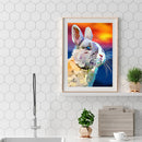 Oil Paint By Numbers Animal Color Drawing Frameless Hand Painted Picture Decor
