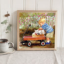 DIY Diamond Painting Kits Full Square Drill Animal Mosaic Home Decoration Gif