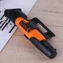 Portable Folding Bicycle Air Pump Inflator for Presta Schrader Valve Orange
