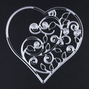 1pcs Metal Cutting Dies Hollow, Heart Carbon Steel Stencil for DIY Scrapb