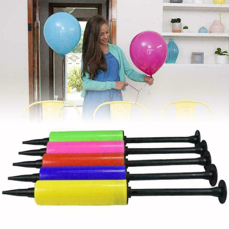 Party Hand Air Pump Balloon Swimming Ring Inflatable inflator & Fast Easy O5B9