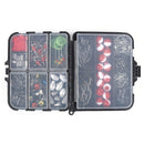 Treble Hook Jigs Swivels Fishing Lure Lead Floating Tackle with Box Fishing Kits