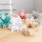Wedding Favors Glitter Ornament Christmas Tree Flowers Xmas Gift Poinsettia