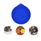Silicone Canned Lids Reusable Cover Food Keeper Lid for Pets (Dark Blue) Newly