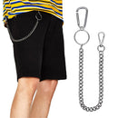 Stainless steel HipHop Jewelry Keyring Jean Keychain Clip Wallet Belt Chain