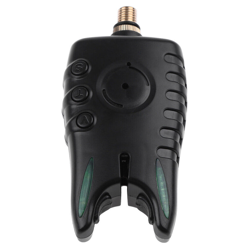 LED Fishing Bite Alarm Adjustable Tone Volume Carp Fishing Tackle (Green) Newly