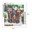 5D DIY Full Drill Diamond Painting Elephant Embroidery Mosaic Craft Kits Deco