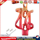 Road Cycling Bike Bottle Rack Plating Bicycle Water Holder Colorful (Red) Newly