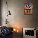 Tin Plates Wall Signs Retro Painting Back Seat Sexy Girl Metal Poster for Bar