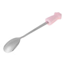 Stainless Steel Spoon with Silicone Handle Milk Coffee Ice TL