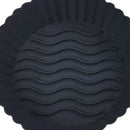 Silicone Air Fryer Liner Non-Stick Fryer Basket Steamers Oil Mat (Black) Newly