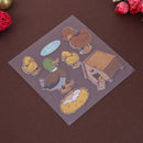 Farm Duck Silicone Stamp Cutting Die Stencil Frame Scrapbook Decor Craft