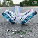 Double Sided RC Stunt Cars 4WD 2.4GHz Off-Road Vehicle w/ 2 Battery (White)