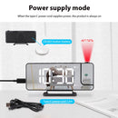 Vibrating Projection Wake Up Desktop Table Alarm Clocks with Snooze USB Ports