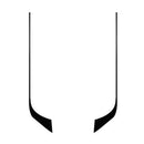 2pcs Racing Sports Vinyl Car Hood Decals Bonnet Decoration Stickers (Black)