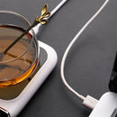 Home Office USB Heating Coaster Heating Cup Mat Heater Tea Coffee Mug Warmer