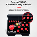 4-in-1 Retro Arcade Game Joystick Station USB C Wired TURBO Fighting Controller