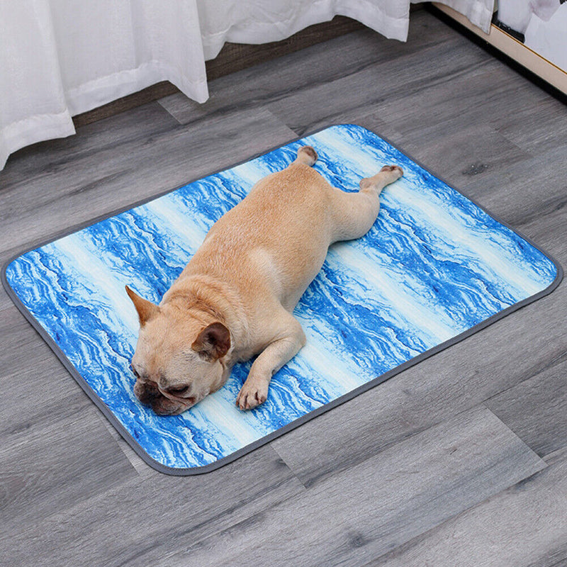 Washable Cooling Summer Pad for Dogs Cat Blanket Sofa Breathable Pet Dog Bed