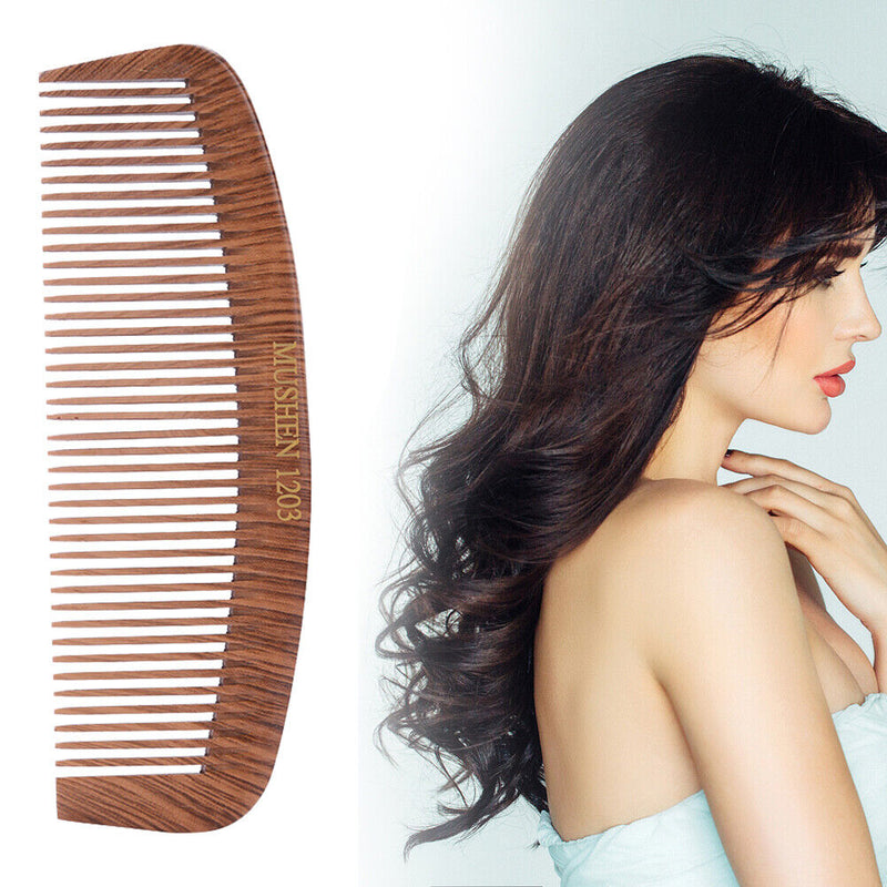 Wooden Smooth Comb Scalp Massage Anti Tangling Static Salon Hair Brush (03)