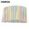 100x Straw Plastic Bendy Colourful Straws Birthday Wedding Summer Drink Party`