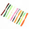 10 Bundles 50 Strands Silicone Skirts Fishing Skirt Rubber Jig Lure Mixed Color
