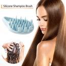 #A Silicone Hair Washing Brush Bathing Itching Head Scalp Massage Shampoo Comb
