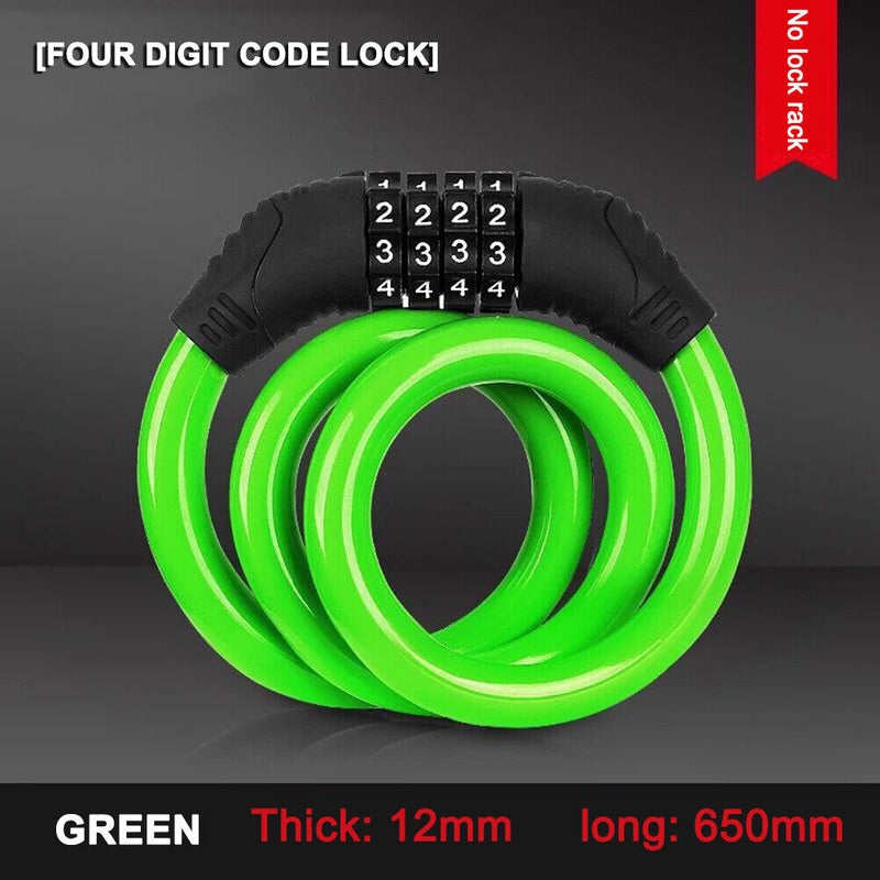 Anti-Theft Mountain Bike Combination Locks Universal MTB Bicycle Security Lock