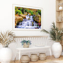 Kyoto Garden Flowing Water Oil Paint By Numbers Kit Frameless Drawing Picture