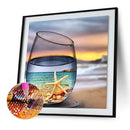 5D DIY Full Drill Diamond Painting Round Rhinestones Craft Kit Home Decoratio
