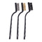 3pcs Plastic Handle Wire Brush Stainless Steel Brass Wire Brush Tool