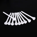 10pcs Wooden Golf Tees Golf White and WoodTees Golf Ball Nails Golf Training Aid