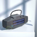 FM LED Flashlight TF Card Support Outdoor Solar Power Beach Boombox K7K3