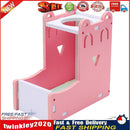 Hamster Automatic Water Fountain Drinker Food Feeder Playing Cage (Pink) Newly