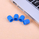 100pcs Car Truck Bike Tire Wheel Air Valve Stem Caps Dust Covers (Blue) Newly