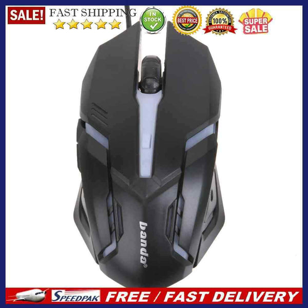 2400 DPI LED Optical 6D USB Wired Gaming Mouse Mini Game Mice For PC Laptop