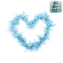 2M Christmas Tree Blue Feather Boa Strip Xmas Ribbon Wedding Garland Decor,`