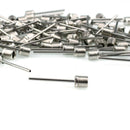 1 Pack Basketball Soccer Pump Ball Air Inflating Metal Gas Needle (10pcs)