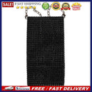 Fashion Rhinestone Solid Color Mini Glitter Purse Women Phone Bag Crossbody Bags
