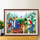 5D DIY Diamond Painting Full Round Drill Animal Mailbox Wall Decor Rhinestone