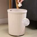 4x Adhesive Casters Pulley Rollers for Cabinet Trash Can Wheel Box (White) Newly