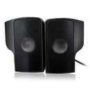 USB Power Speakers Clip-On Computer Stereo Sound Bar 3.5mm for Desktop Laptop PC