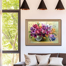 DIY Digital Painting By Numbers Flower Picture Modern Wall Art Home Decor