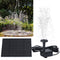 7V 200L/H Outdoor Fish Tank Fountain Pool Pond Solar Panel Water Pump Kits