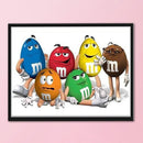 Full Embroidery Cartoon Chocolate Kit Stamped 11CT 3 Strands DIY Cross Stitch
